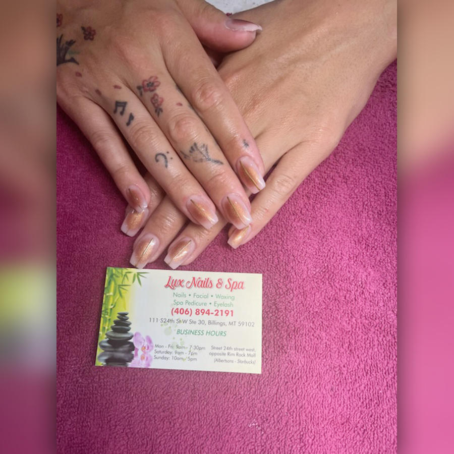 Nail design at Lux Nail and Spa